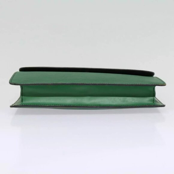LOUIS VUITTON Epi Montaigne 27 Clutch Bag Green - Picture 5 of 16